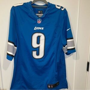 Nike Blue Lions Jersey Stafford